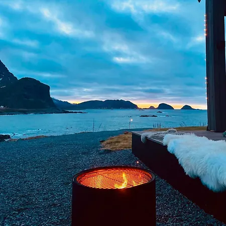 펜션 Panoramic Seaside In Vesteralen - Arctic Ocean Views - Close To The *