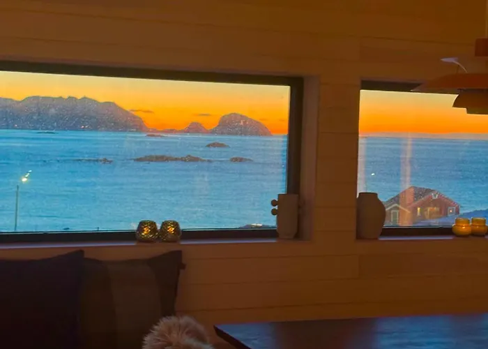 بيت للعطل Panoramic Seaside In Vesteralen - Arctic Ocean Views - Close To The *
