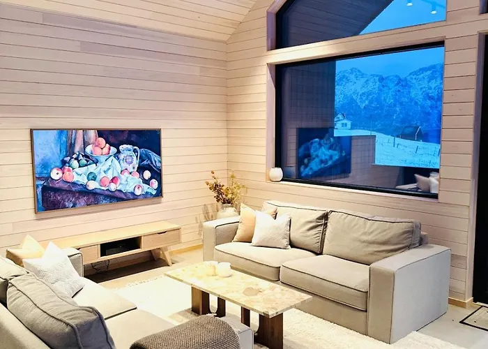Panoramic Seaside In Vesteralen - Arctic Ocean Views - Close To The بيت للعطل